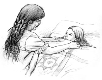 children's book illustration for "Starfish Summer"