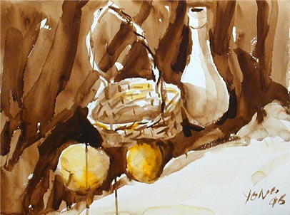 watercolor painting by Yong Chen