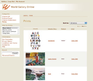 World Gallery Online