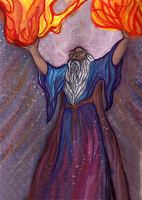 Painting Critique: Original painting by Chrystal Robinson and critiqued by Yong Chen