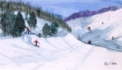 Original oil painting by Kenrick Tsang