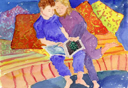 Painting Critique: Original watercolor painting by Anne Davis and critiqued by Yong Chen