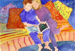 Painting Critique: Original watercolor painting by Anne Davis and critiqued by Yong Chen