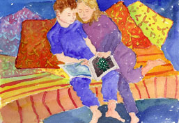 Painting Critique: Original watercolor painting by Anne Davis and critiqued by Yong Chen