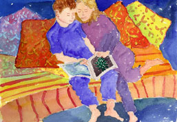 Painting Critique: Original watercolor painting by Anne Davis and critiqued by Yong Chen
