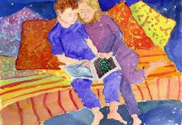 Painting Critique: Original watercolor painting by Anne Davis and critiqued by Yong Chen