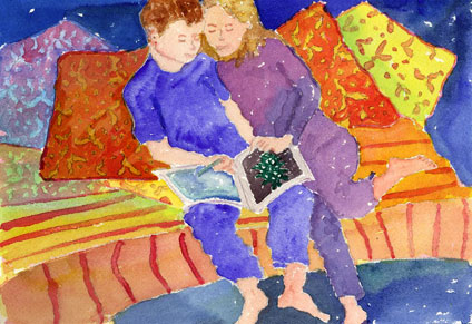 Painting Critique: Original watercolor painting by Anne Davis and critiqued by Yong Chen