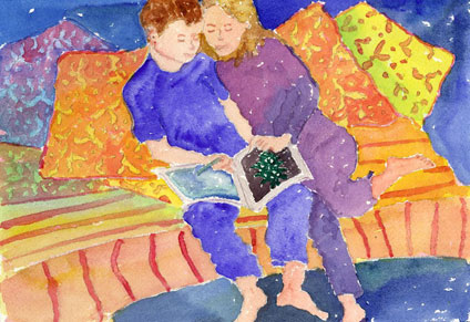 Painting Critique: Original watercolor painting by Anne Davis and critiqued by Yong Chen