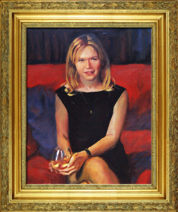 Portrait commission painting by Yong Chen
