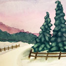 my first water color