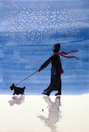 watercolor painting by Emma Schenstrom, a proud student of Yong Chen