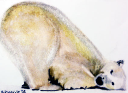 watercolor painting by Stacey Kirkbride, a proud student of Yong Chen