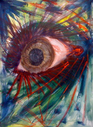 watercolor painting by Brittany Feedore, a proud student of Yong Chen