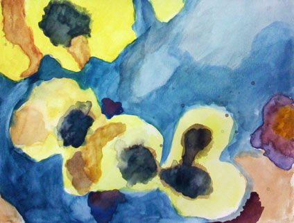 watercolor painting by Indeya Beepath, a proud student of Yong Chen