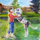 my first water color