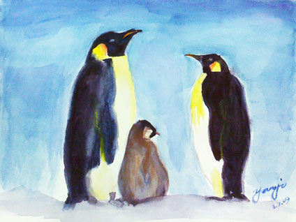 watercolor painting by Yan Yi Huang, a proud student of Yong Chen