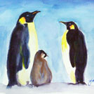 Watercolor painting by a student of Yong Chen: greeting card