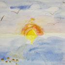 my first water color