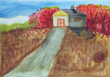 my first watercolor painting experience: watercolor painting by Youngsun Kim, a proud student of Yong Chen
