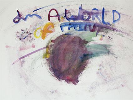 my first watercolor painting experience: watercolor painting by Cheryl A Nocera, a proud student of Yong Chen