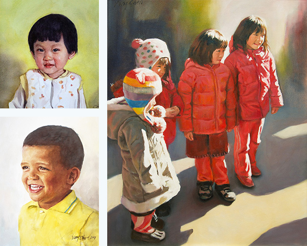 Oil Portrait paintings by Yong Chen