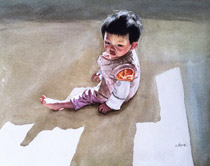 portrait painting by Yong Chen