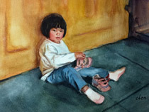 portrait painting by Yong Chen