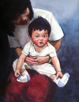 portrait painting by Yong Chen