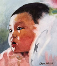 portrait painting by Yong Chen