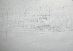 painting a house step 1