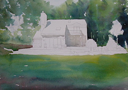 painting a house step 2