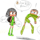 Comic story and drawings by talented kid - Ellen Chen: Me and My Cat 10