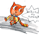 Comic story and drawings by talented kid - Ellen Chen: Me and My Cat 15