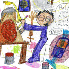 Comic story and drawings by talented kid - Ellen Chen: Me and My Cat 5