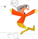 Comic story and drawings by talented kid - Ellen Chen: Me and My Cat 6