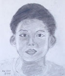 pencil drawing of oil burner by kid, kai Chen