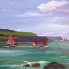 Oil paintings by kid, Kenrick Tsang