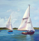 Oil paintings by kid, Kenrick Tsang