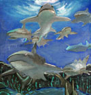 Oil paintings by kid, Kenrick Tsang