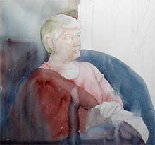 watercolor portrait painting method: step 4